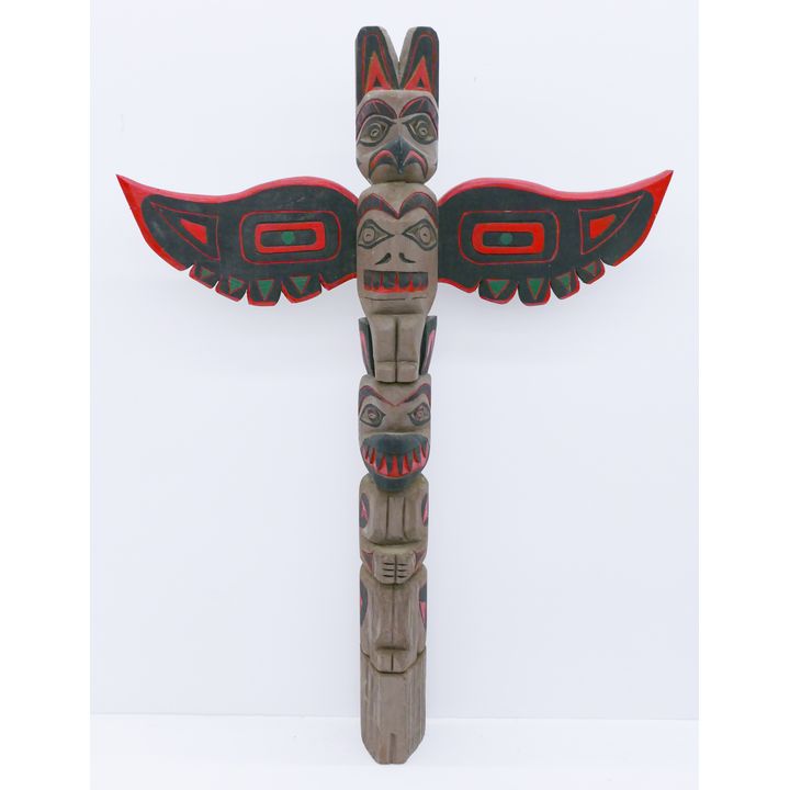 Vintage Northwest Coast Native Totem Pole
