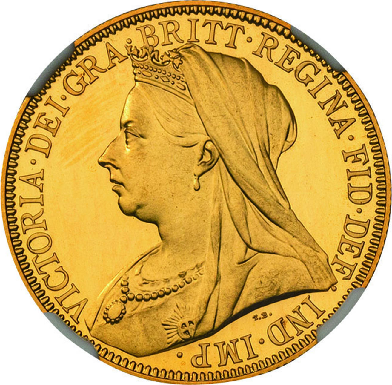 英国-GB. 1893. NGC PF64+ ULTRA CAMEO. プルーフ. Proof. Gold