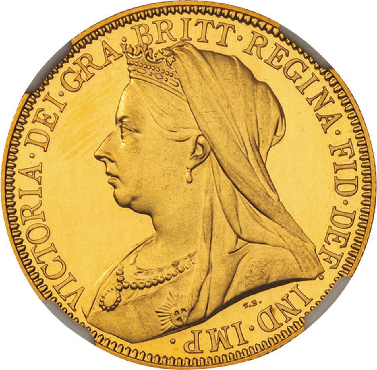 英国-GB. 1893. NGC PF64+ ULTRA CAMEO. プルーフ. Proof. Gold