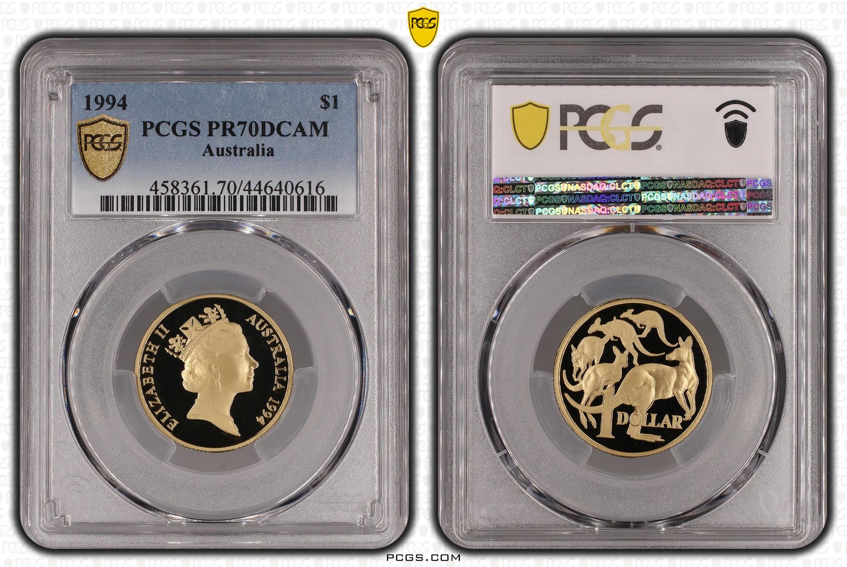 1994 Australia One Dollar, $1 PCGS - PR70DCAM POP 12/0 -616