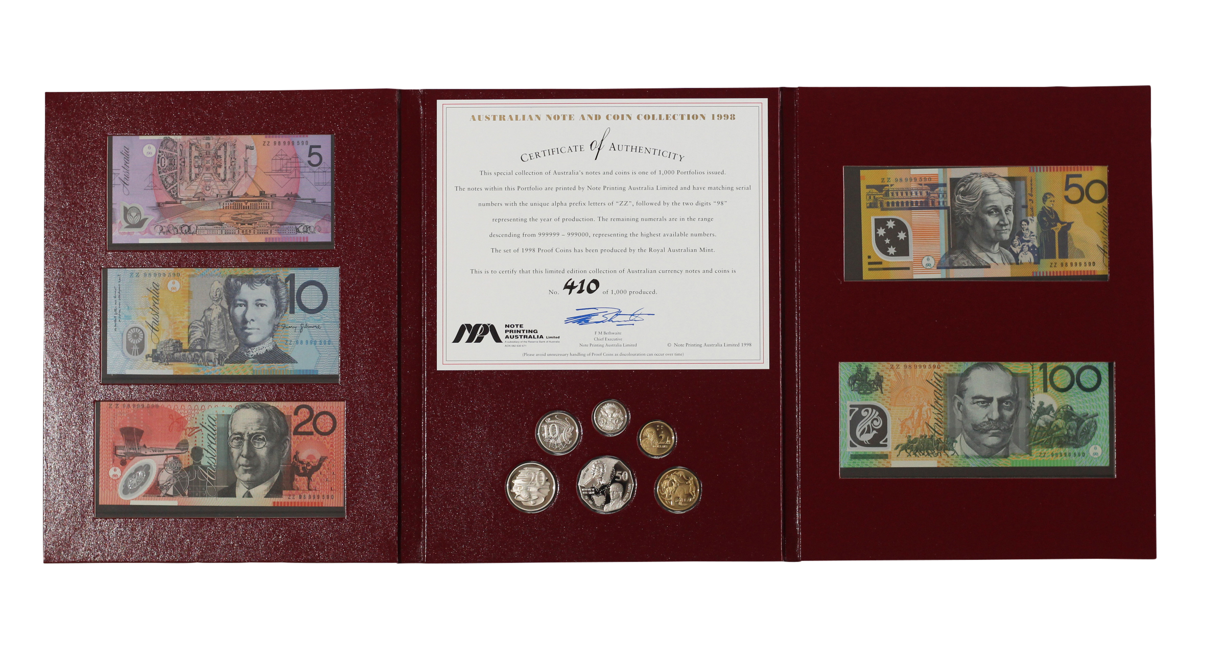 2091. · Collection, Macfarlane/ Evans, 1998, UNC