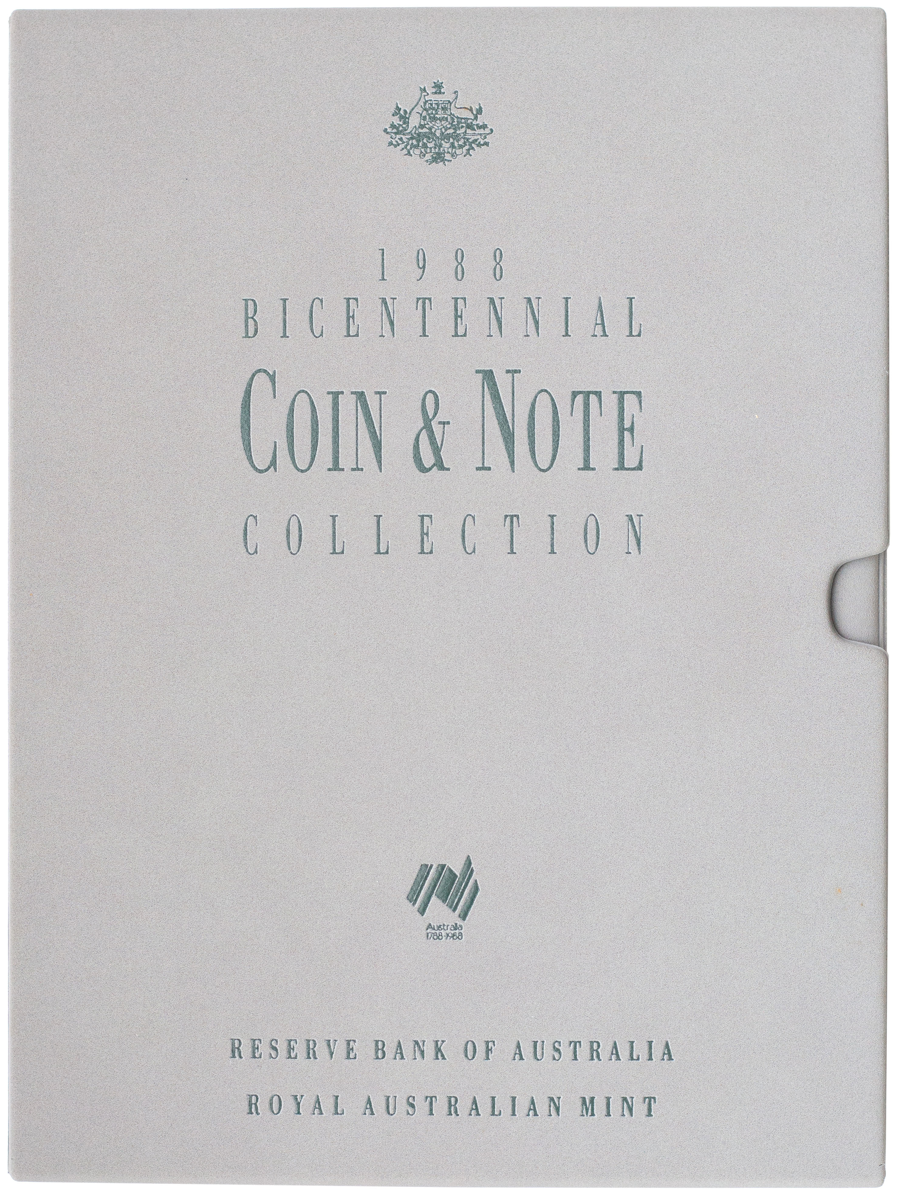 Elizabeth II, Bi-Centennial Coin/Note Folder, 1988, UNC