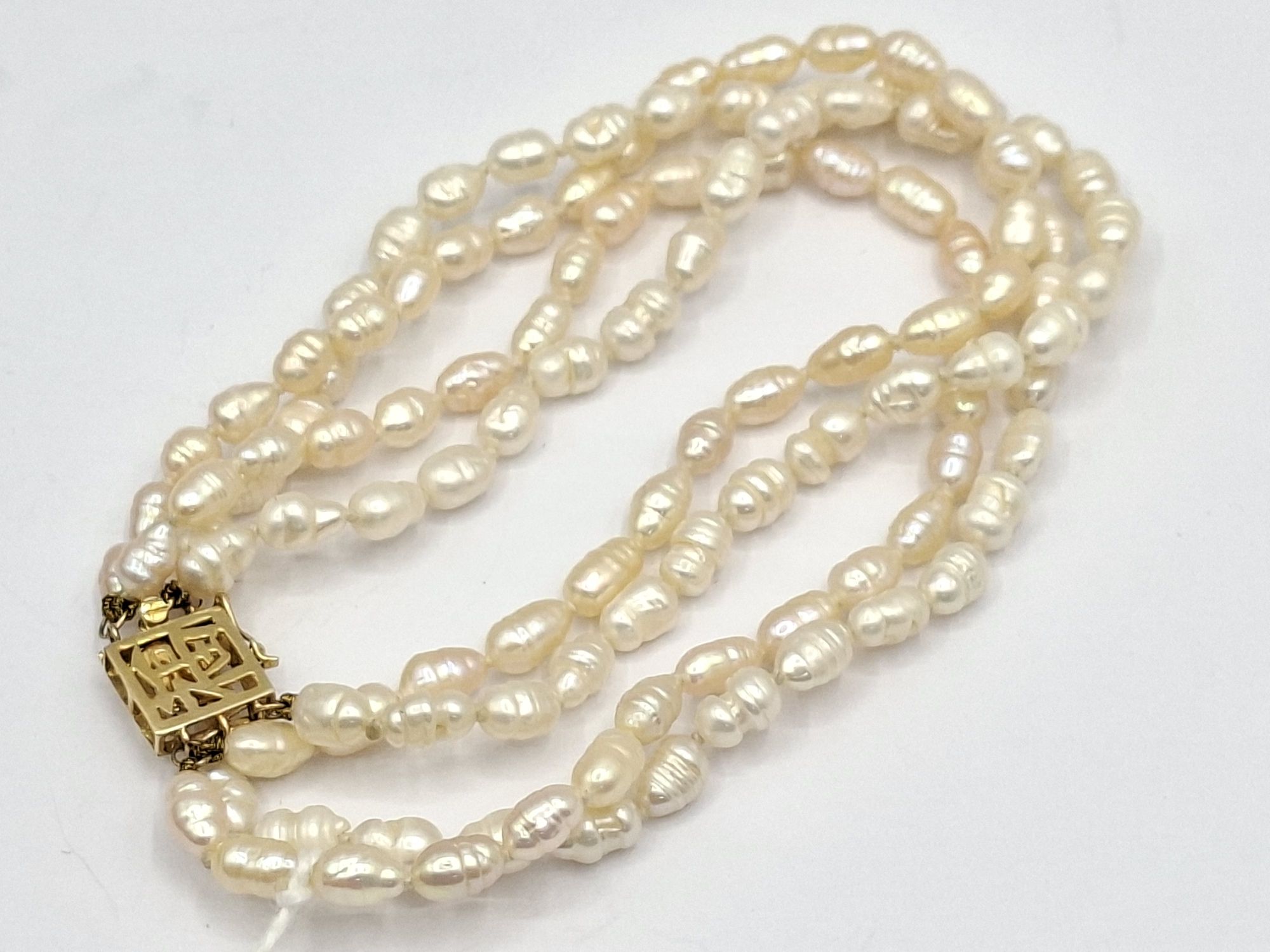 Four Strand Seed Pearl Bracelet