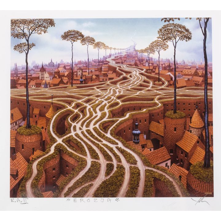 Jacek Yerka | Erozja