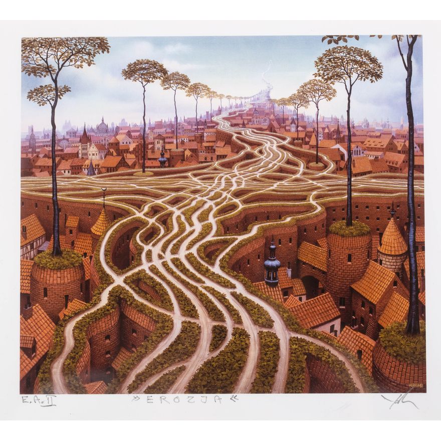Jacek Yerka | Erozja