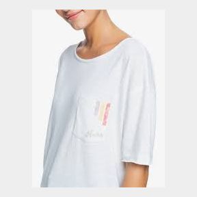 ROXY FAIRY NIGHT T-SHIRT WOMENS - 10500/6050 WHITE MEDIUM