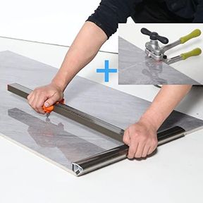 YOUKZUAN PROFESSIONAL PORCELAIN MANUAL TILE CUTTER TOOL KIT WITH LARGE TILE CUTTER (CAN CUT 48"),BREAKING PLIERS,3PCS CUTTING BLAD