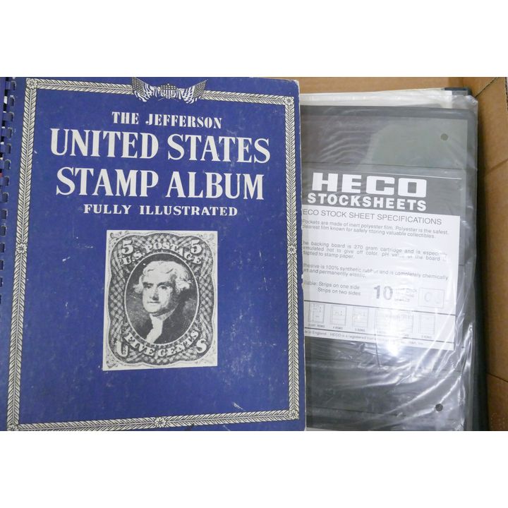 Box Stamp Collecting Supplies