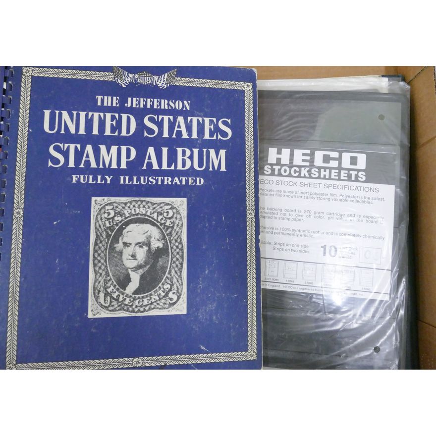 Box Stamp Collecting Supplies
