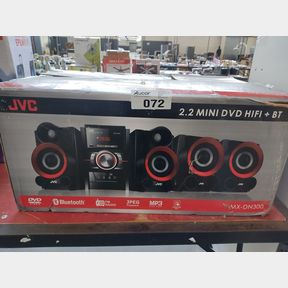 JVC MX-DN300 MINI DVD HIFI SYSTEM- ( ONLY 1 SPEAKER CHANNEL IS WORKING )