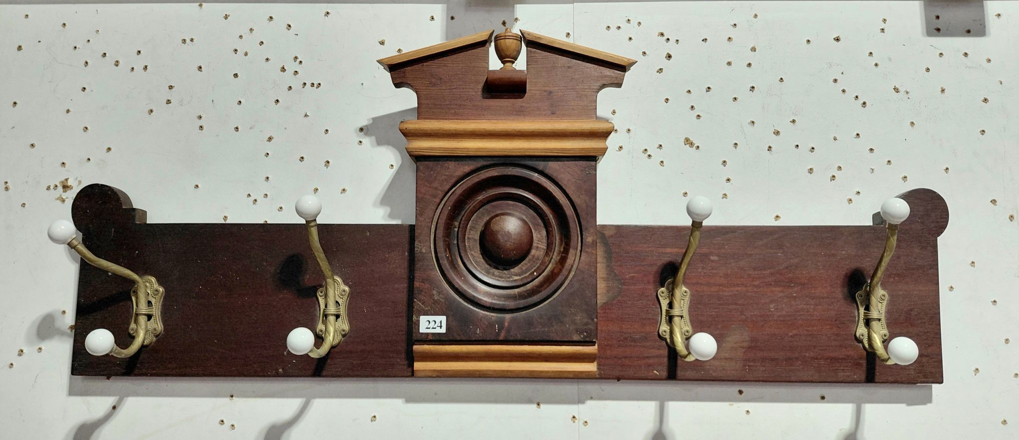 224 · WOODEN COAT RACK