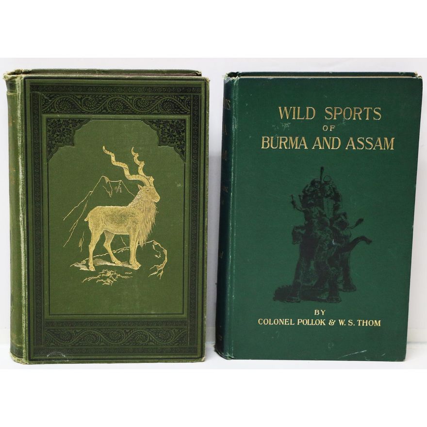 POLLOK, COLONEL & THOM, W.S. [2 titles], Wild Sports of Burma and Assam