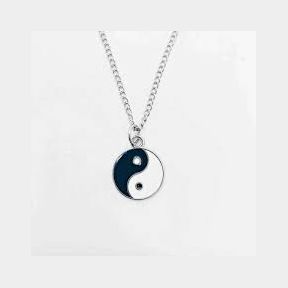 Yin Yang Necklace - Bar 9902026935360-51748/4615