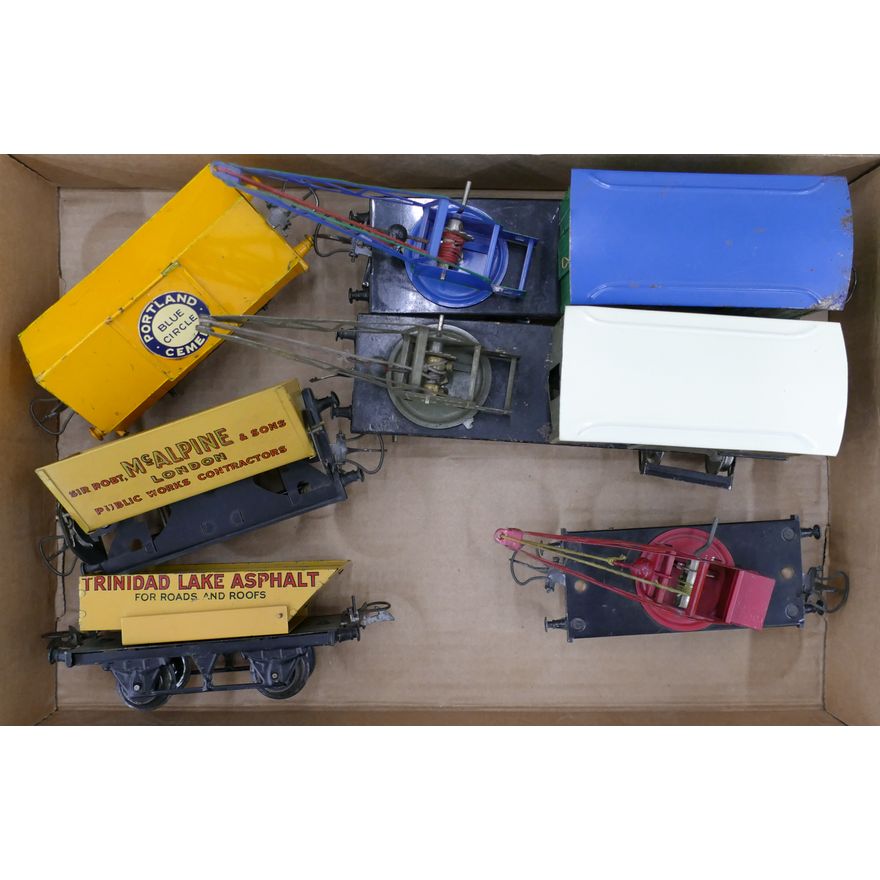 Box 6pc Hornby Crane Cars etc.