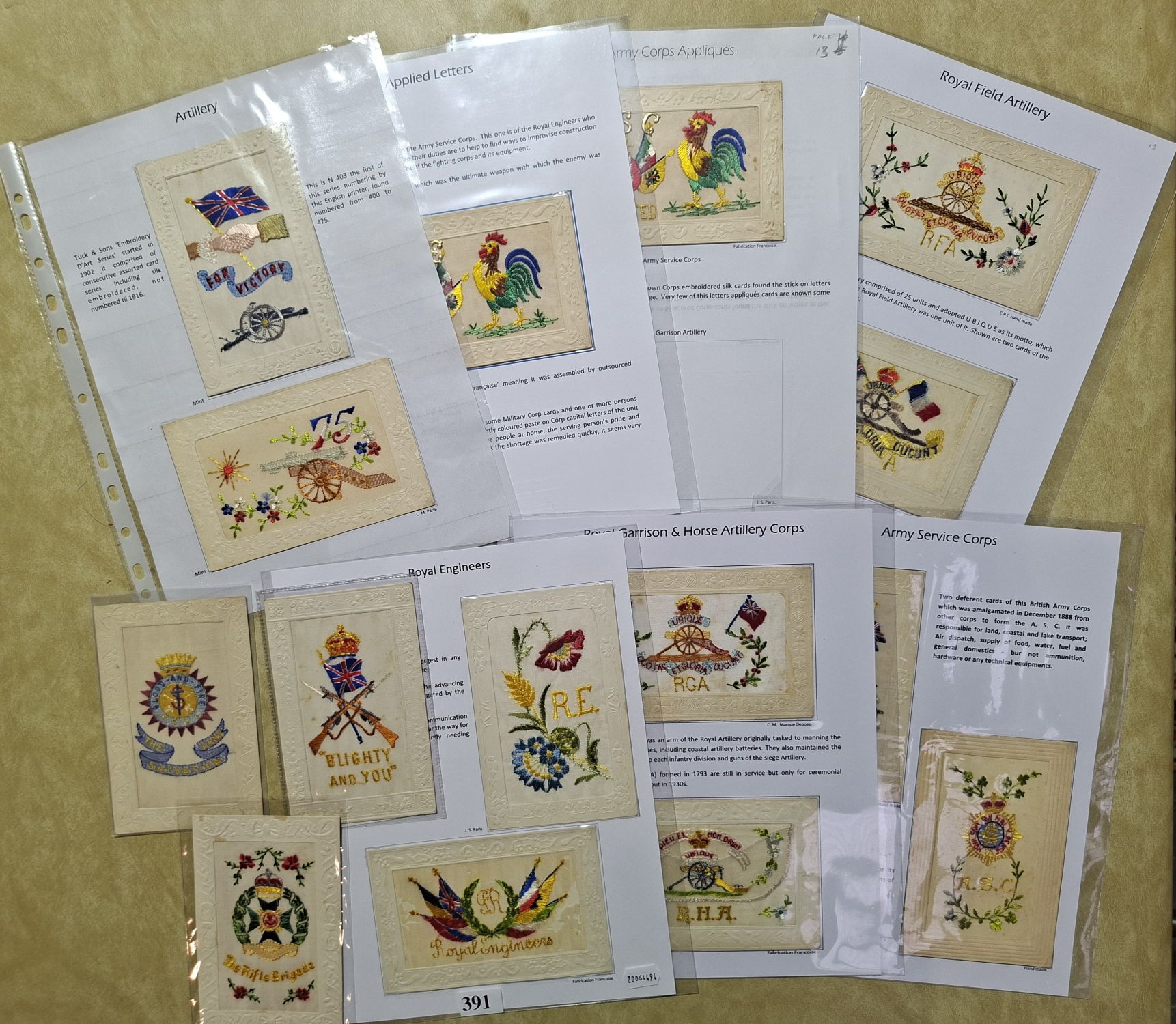 SILK POSTCARDS