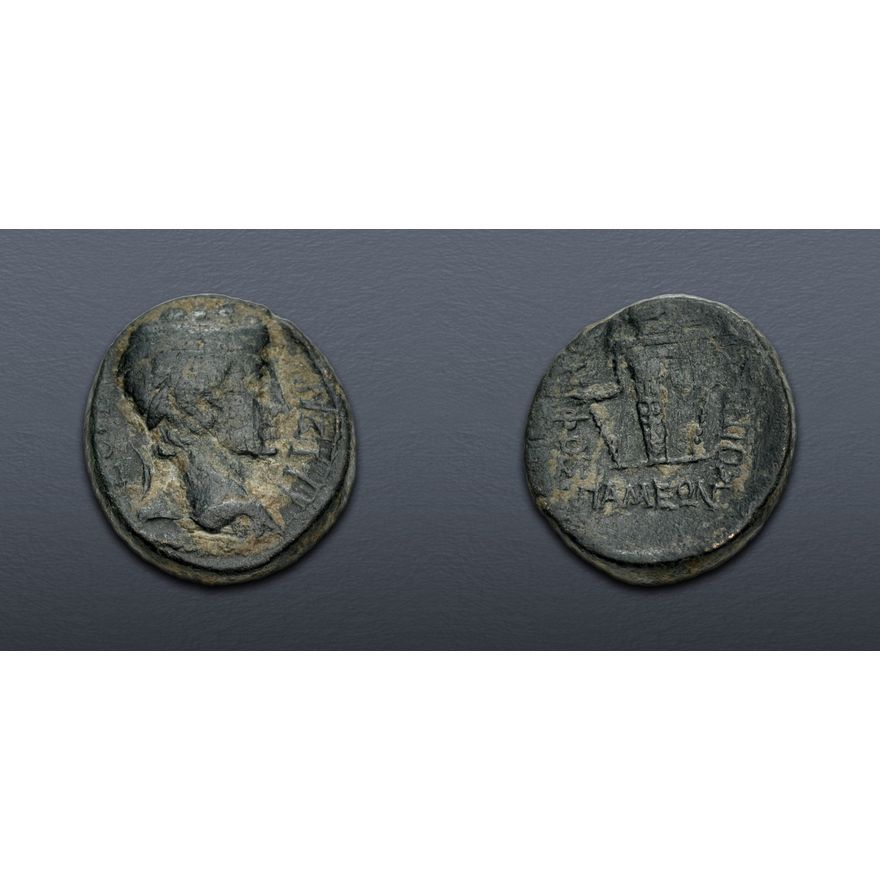 Gaius Rufus PHRYGIA, Apameia. Caius. Caesar, 20 BC-AD 4. Æ (14mm, 3.16 g, 12h ...