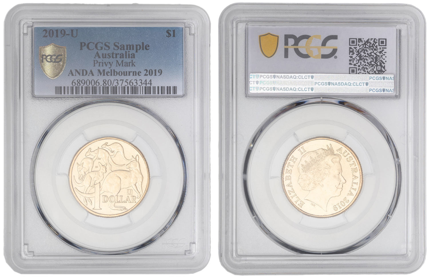 Elizabeth II, Privy Mark ANDA Melbourne, One Dollar, 2019-U, PCGS
