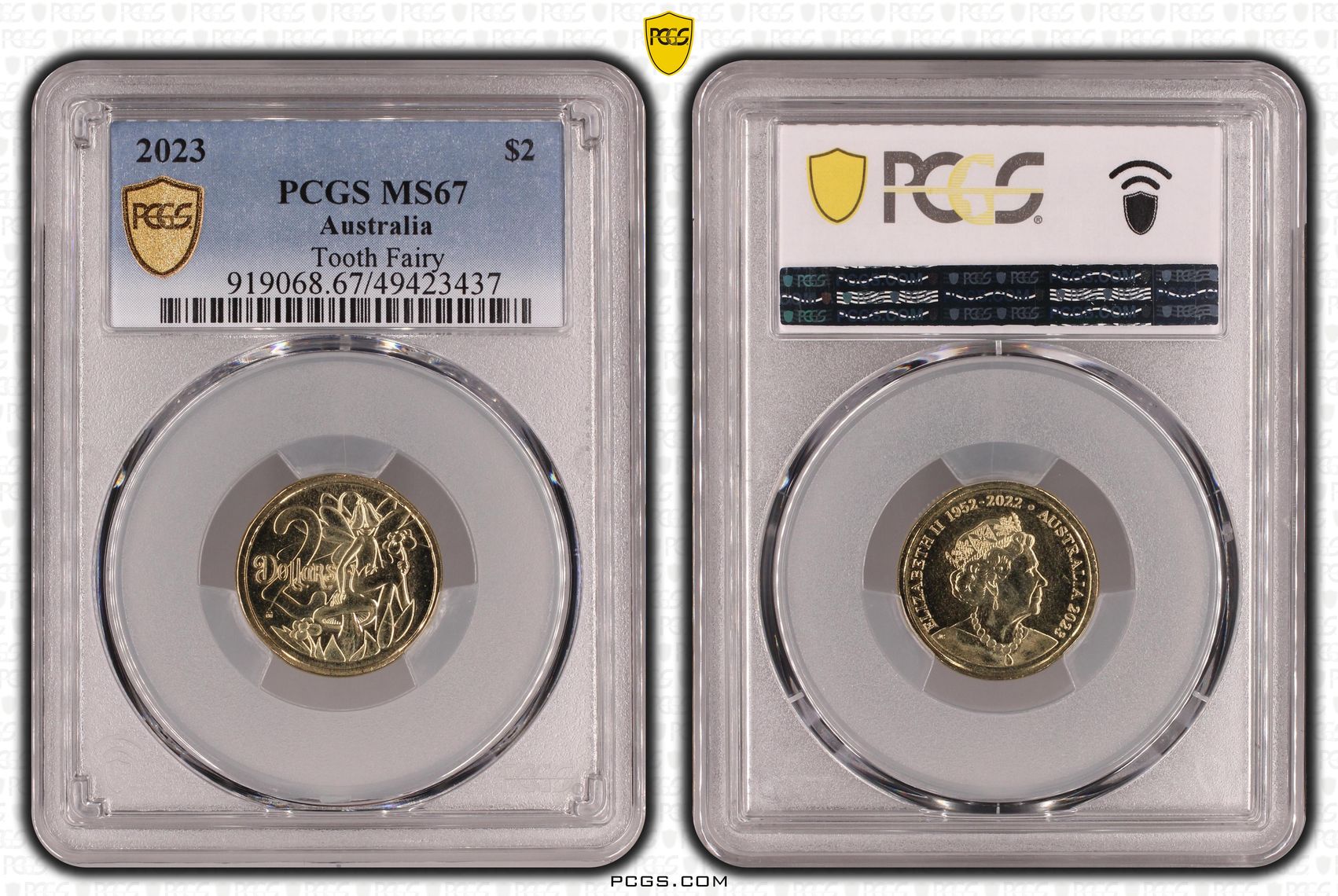 Tooth Fairy, Two Dollar, 2023, PCGS MS67