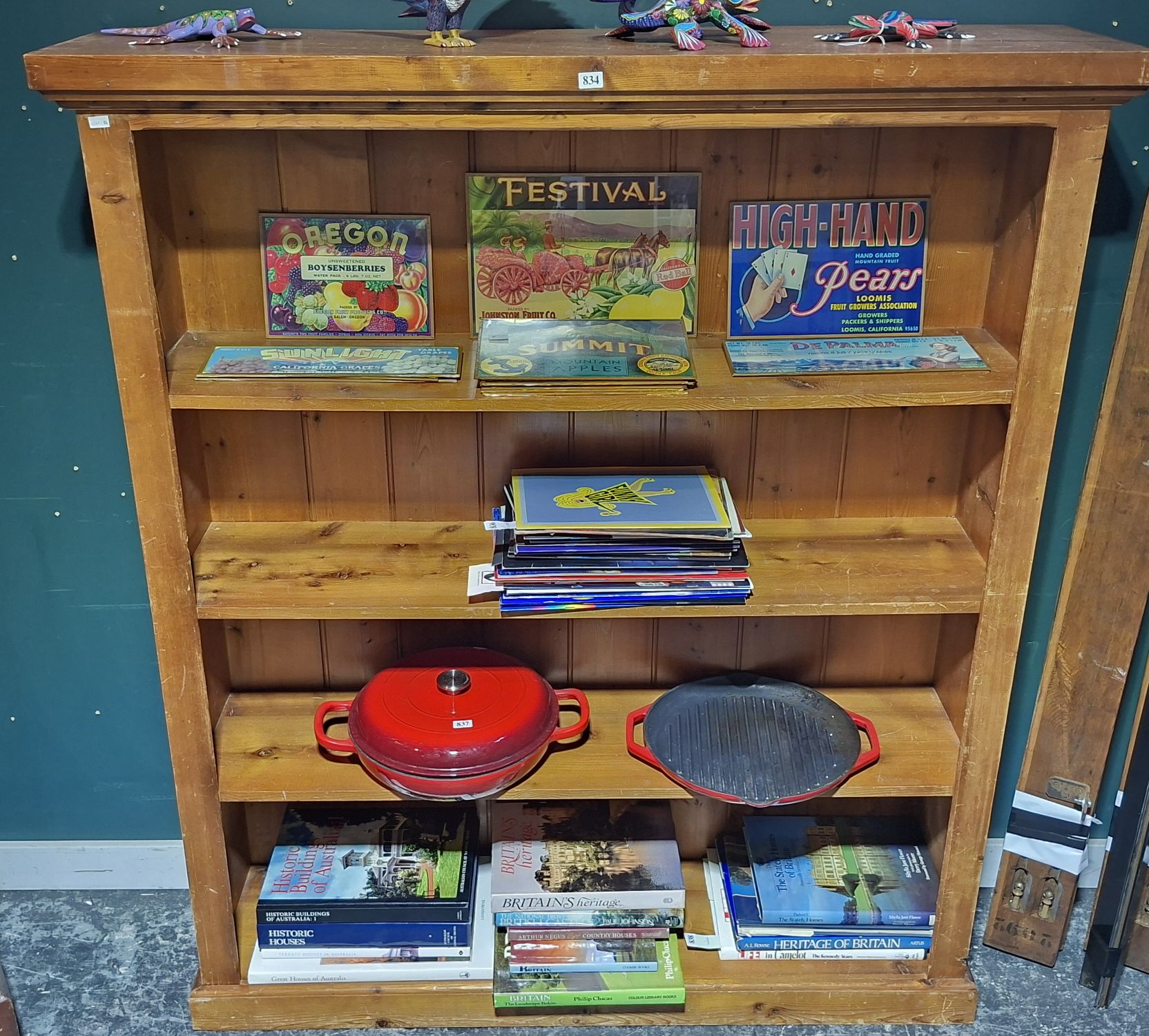 Solid Pine Bookcase