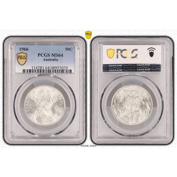 Fifty Cent, 1966, PCGS MS64