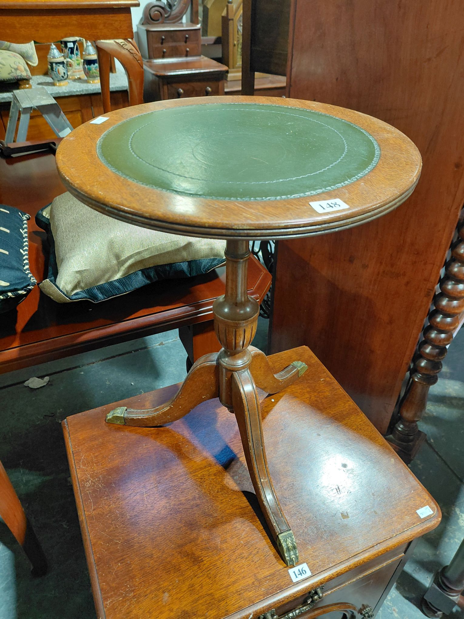 148 · PETITE CEDAR WINE TABLE