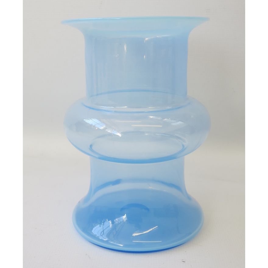 LARGE VASELINE GLASS VASE