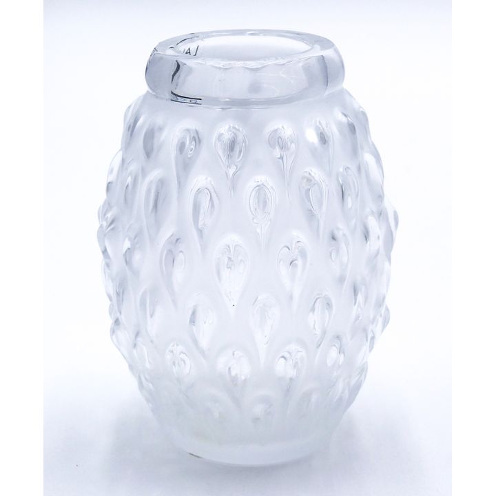 Lalique Figuera Small Crystal Vase 5''