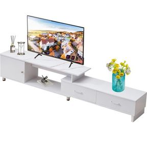 WhiteBone Gold Adjustable Plasma TV Stand Adjustable Plasma Stand | SCREWS MISSING/ USED