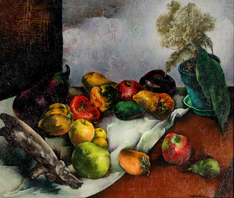 William Samuel Schwartz
(American/Russian, 1896–1977)
Fruit and Driftwood