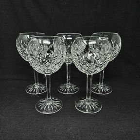 Waterford Crystal Pallas Claret Wine Glasses Set of 5