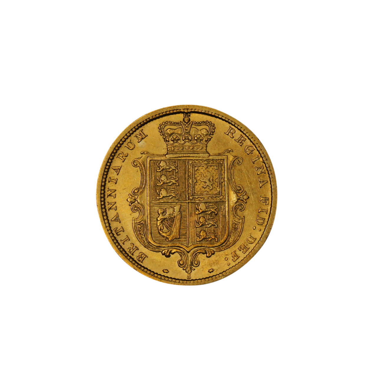 1183. · Victoria, Half Sovereign, 1880-S, aEF