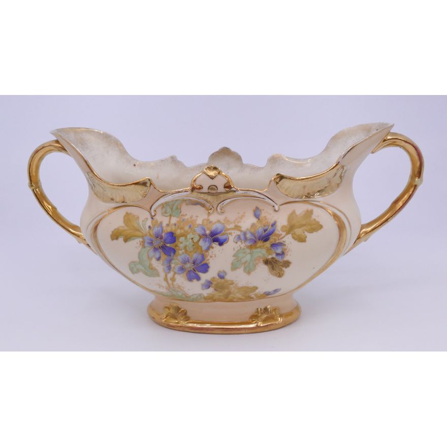 Austrian Amphora Double Handled Bowl- 11.5''