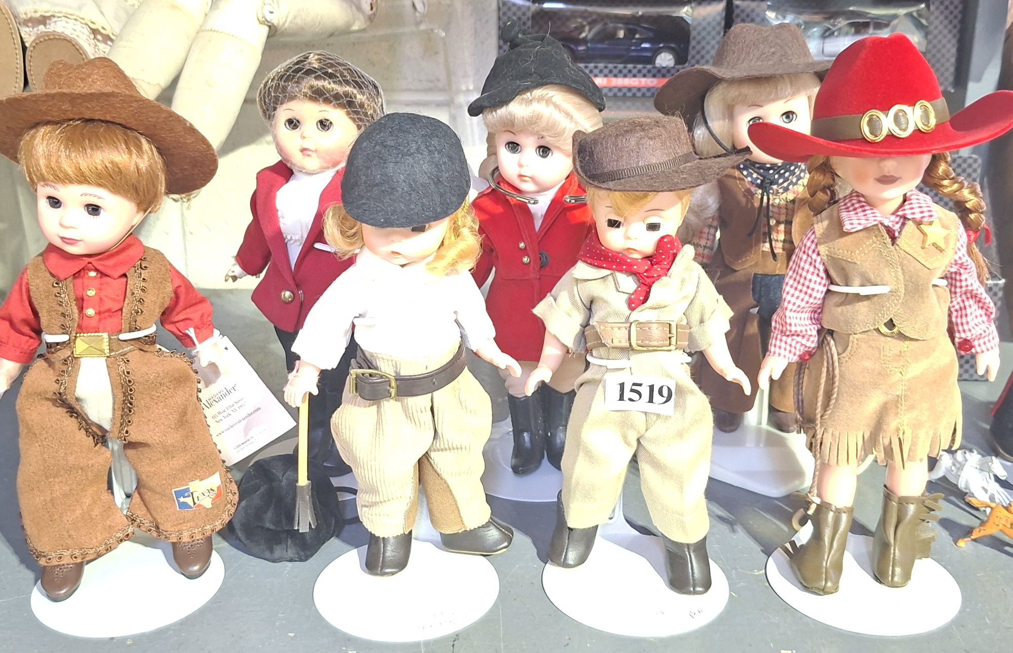 Four Western Themed Collectors Dolls