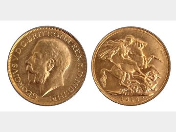1919 GEORGE V PERTH MINT GOLD SOVEREIGN