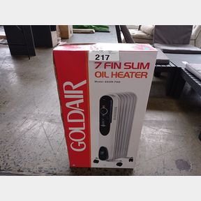 GOLDAIR - 7 FIN HEATER - WHITE -GSOR-700