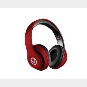 VOLKANO WIRELESS BLUETOOTH HEADPHONES - IMPULSE SERIES - RED