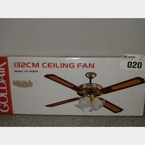 GOLDAIR - 4 LIGHT CEILING FAN 132CM - GOLD - CF-400A