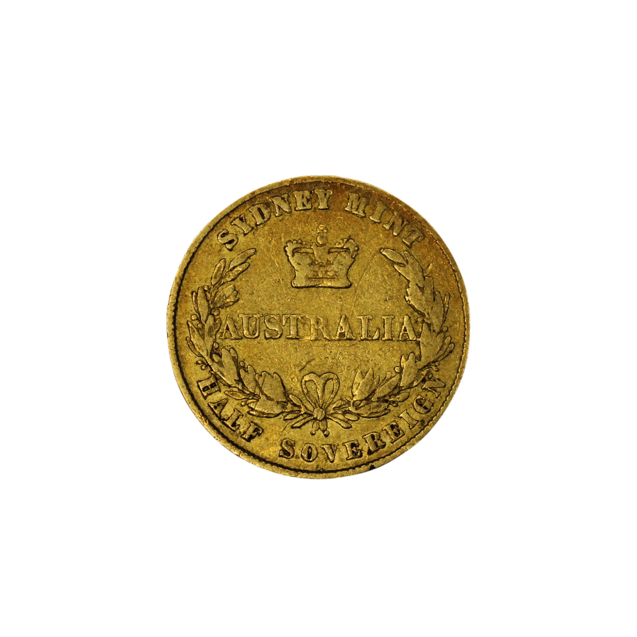 1144. · Victoria, Half Sovereign, 1858, VG