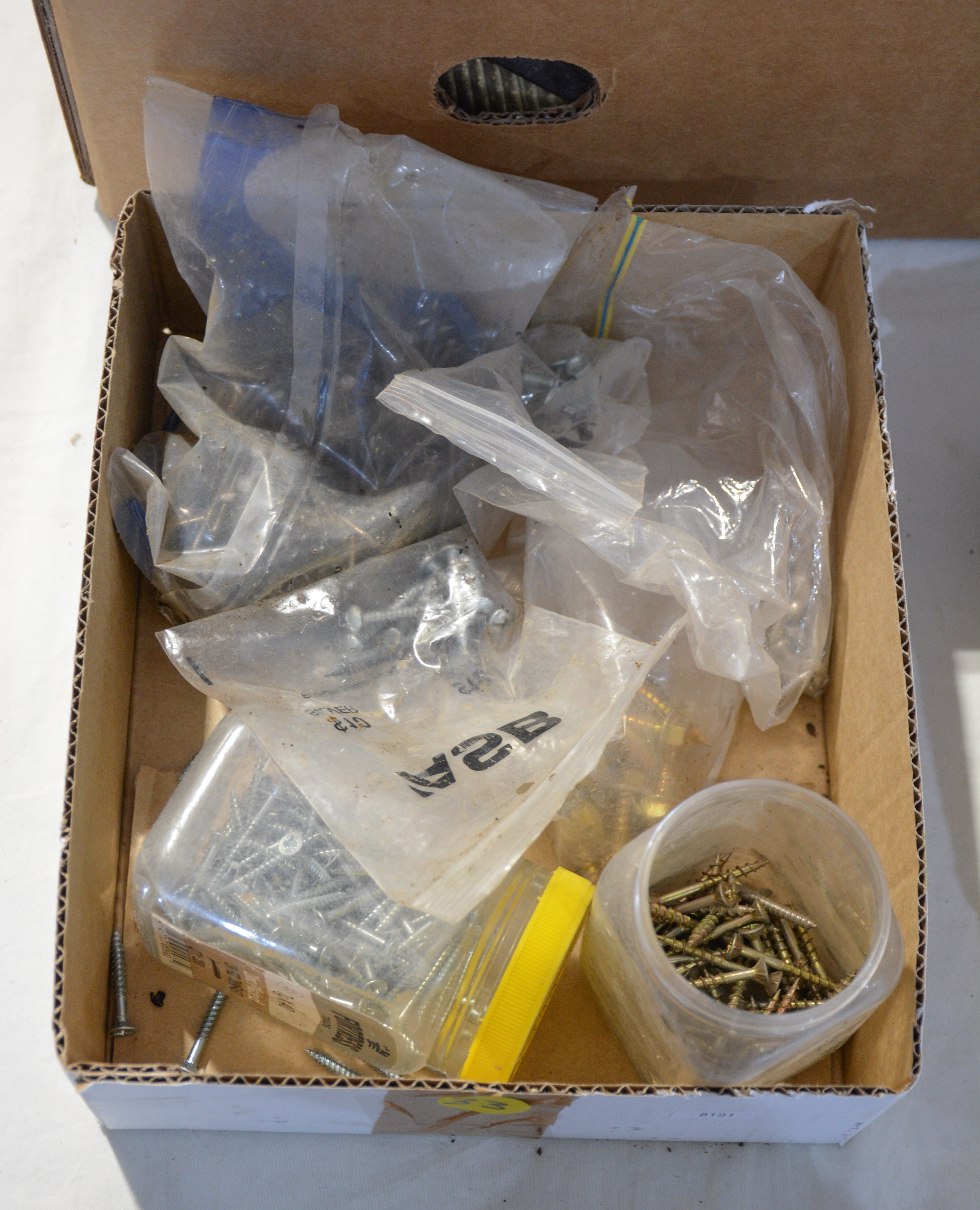 Box of Screws and Nails etc — NZ auction result