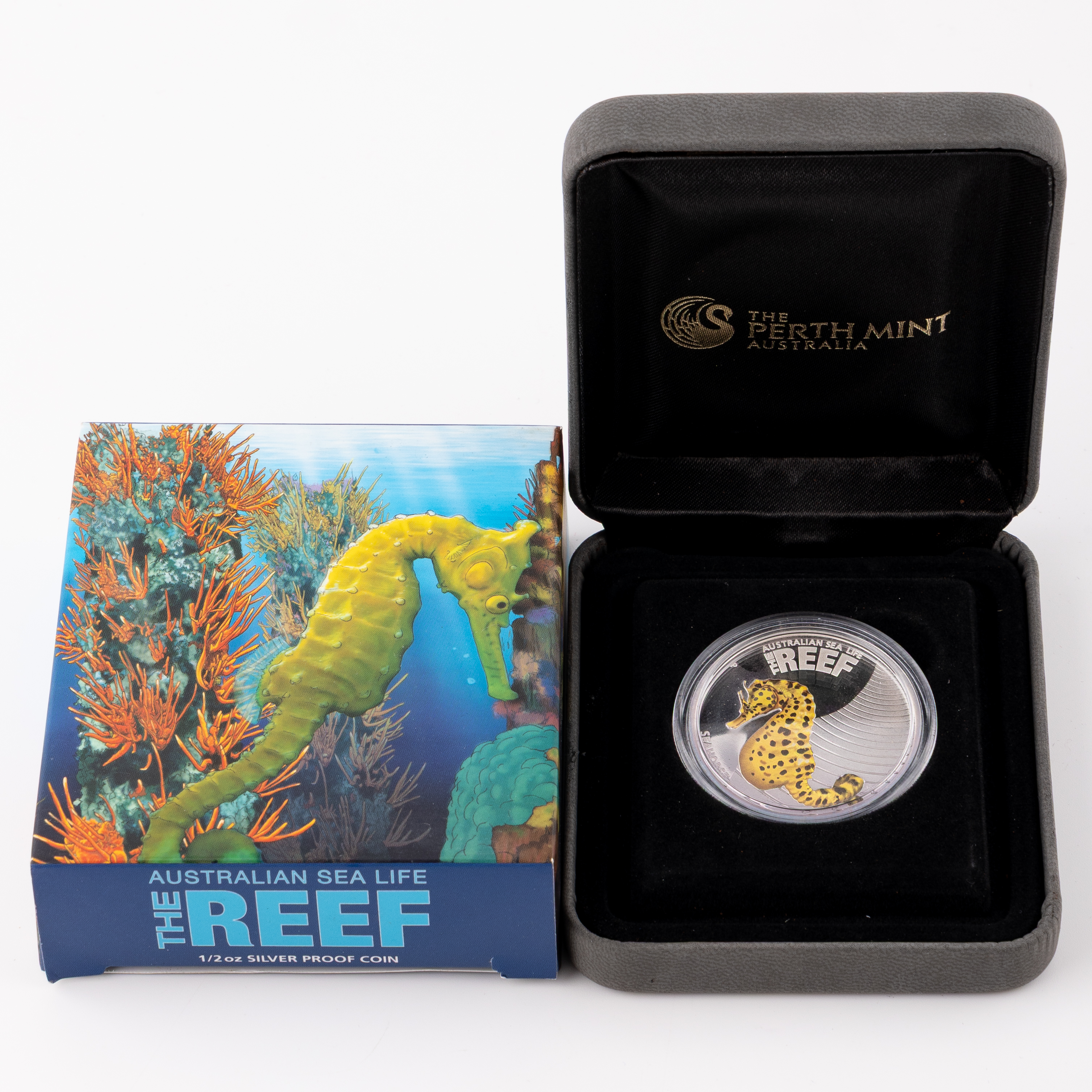 Elizabeth II, Perth Mint - Australian Sea Life, The Reef, Fifty Cents , 2010, FDC