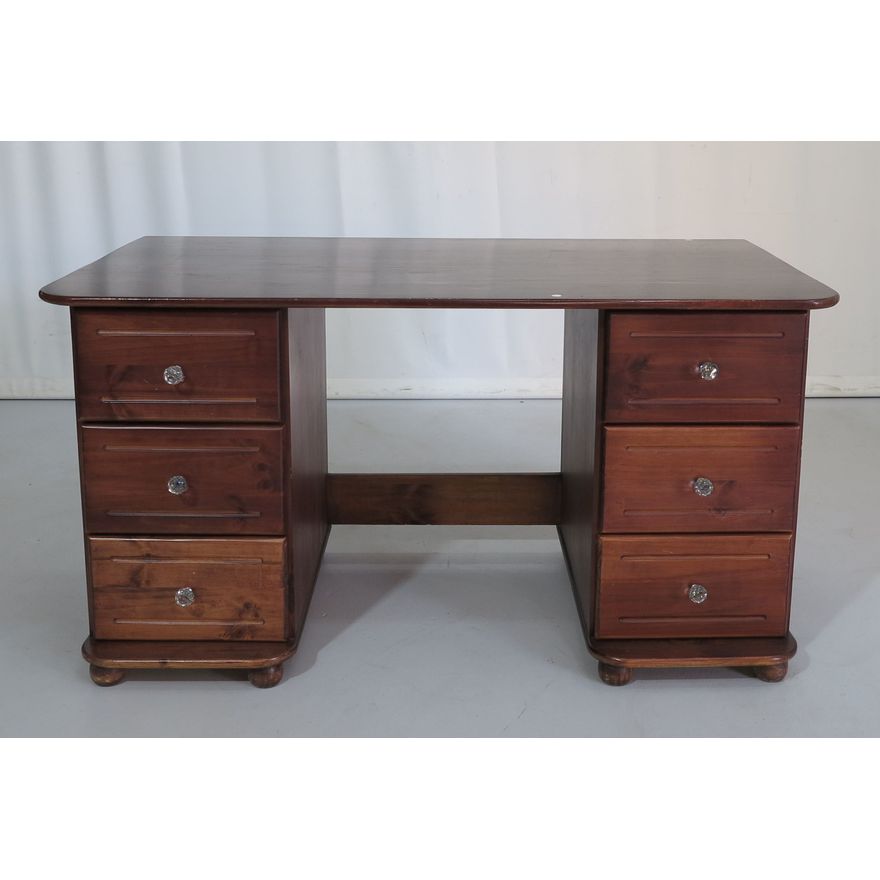 SIX-DRAWER DESK