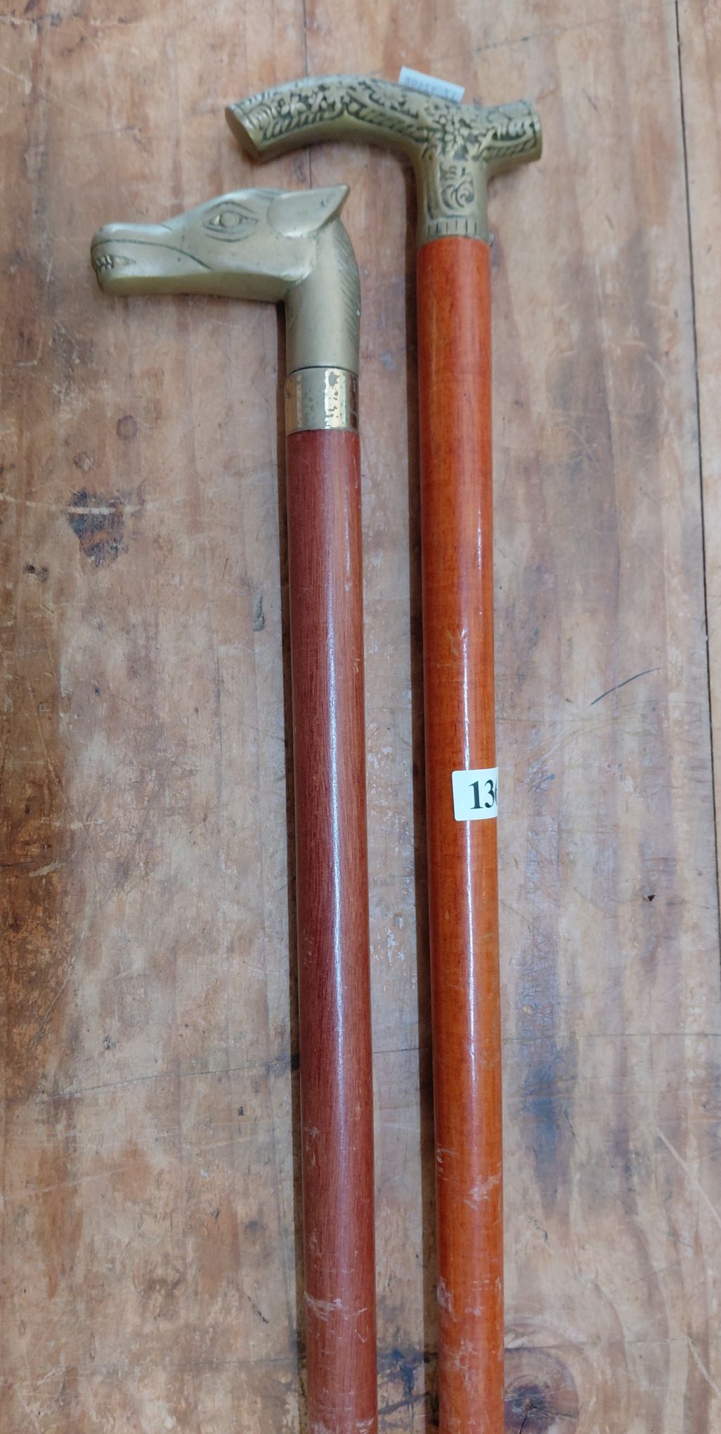 136 · 2 WALKING STICKS