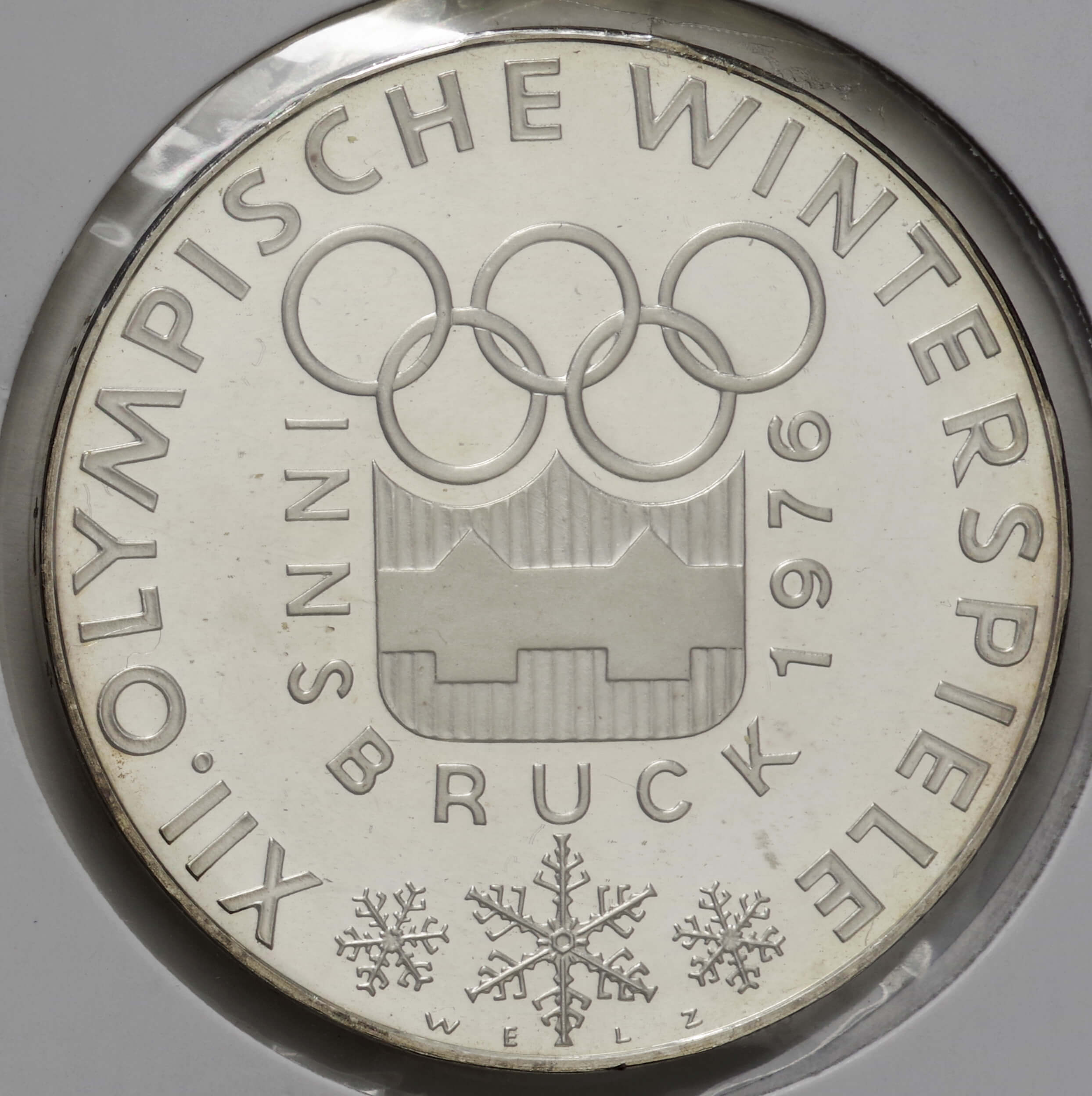 オーストリア銀貨 １９７６年インスブルックオリンピック記念 ４種類 