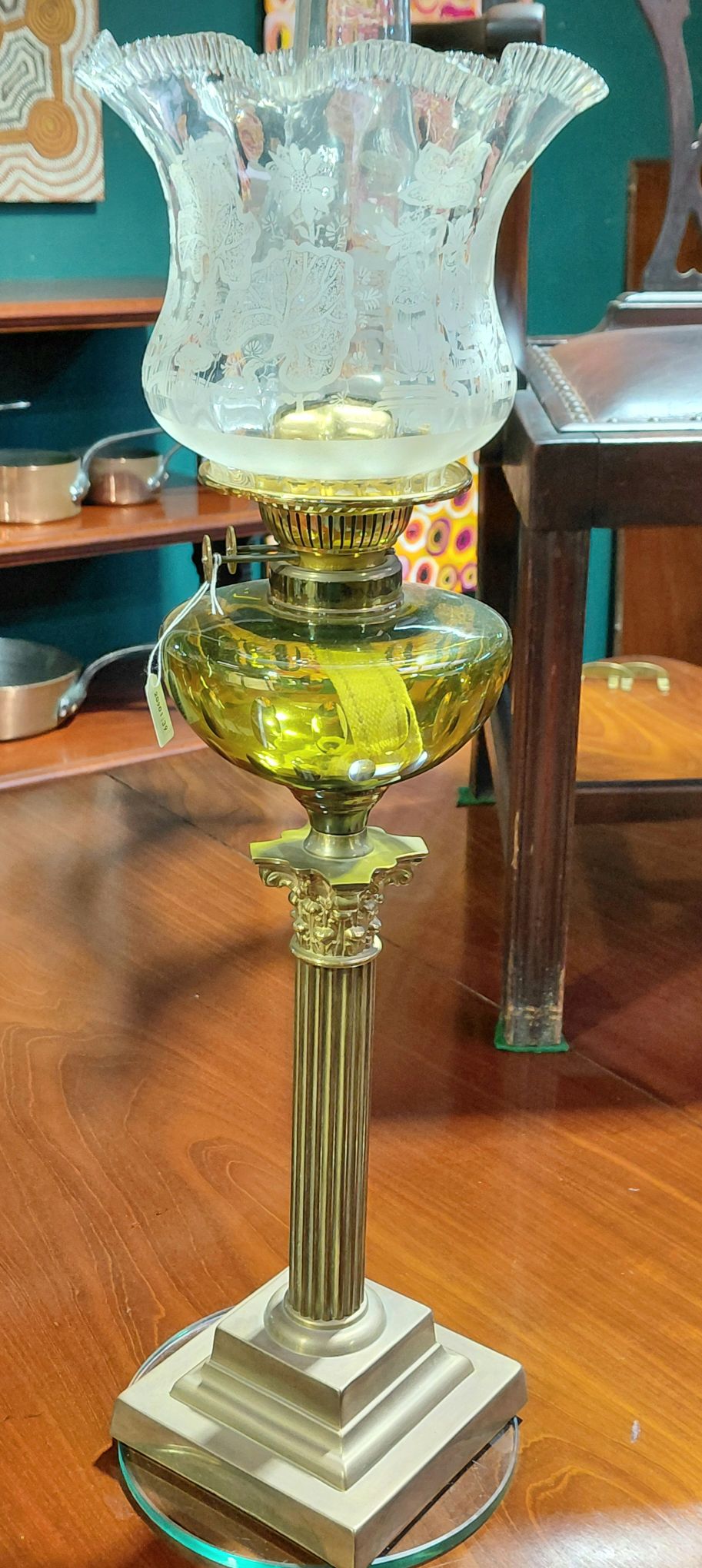 Victorian Oil Parlour Lamp