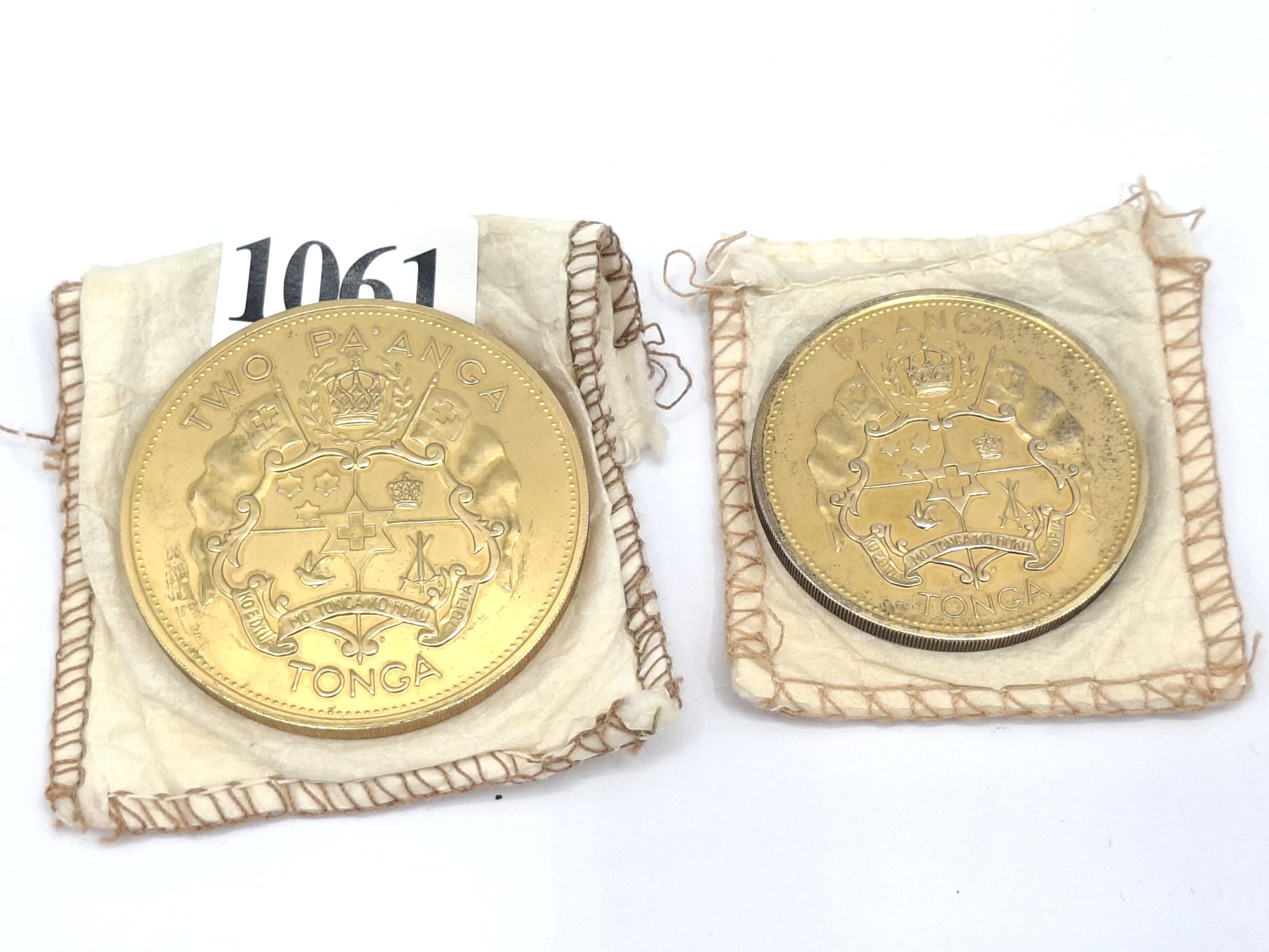 1968 TONGA PA'ANGA COINS