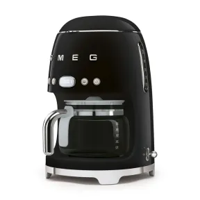Smeg 50 s Retro Style Filter Coffee Machine Black DCF02RDSA |