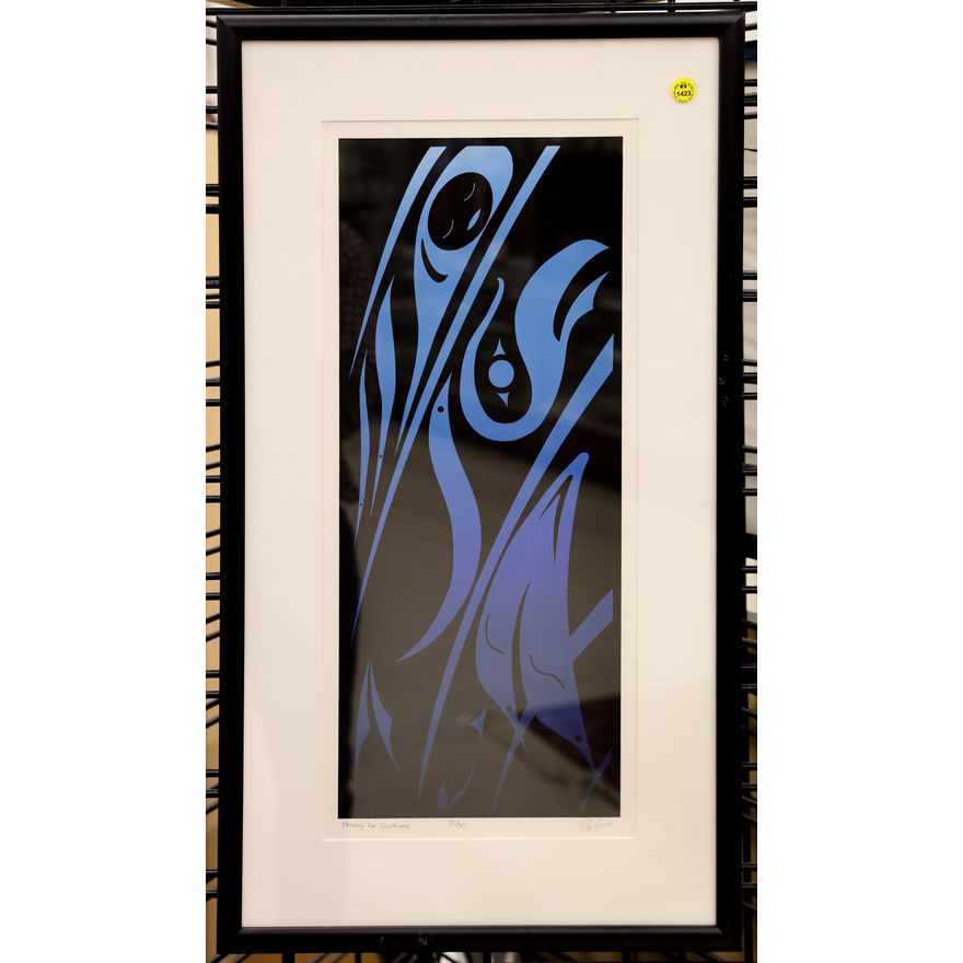 Peter Boome (Skagit) ''Through the Darkness'' S/N Serigraph Framed 28''x15.5''