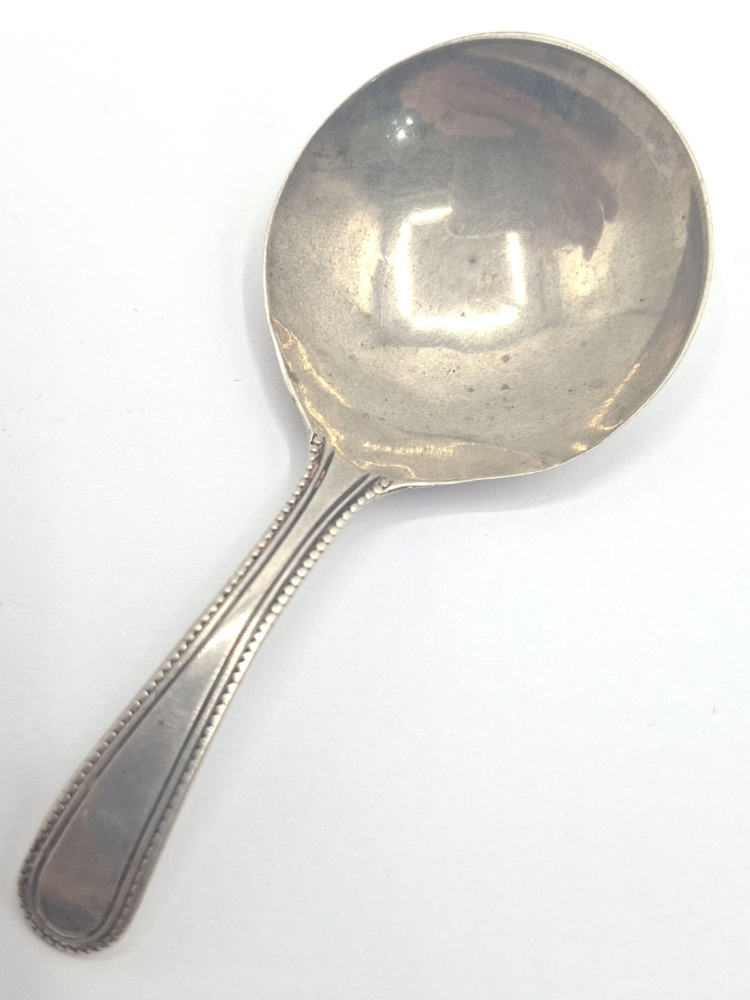 Georgian Beaded Edge Caddy Spoon