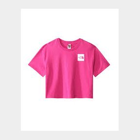 The North Face-W Cropped Fine Tee-Fuschia Pink (146) - Pink - M Women | AS 51672/26622 B2 (S5)CB