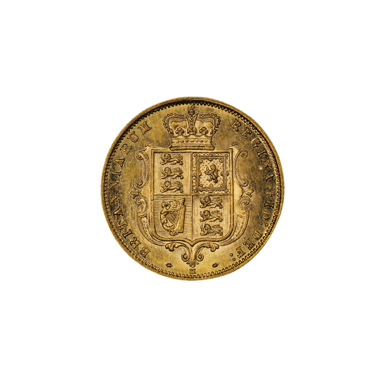 1193. · Victoria, Half Sovereign, 1885-M, aUNC